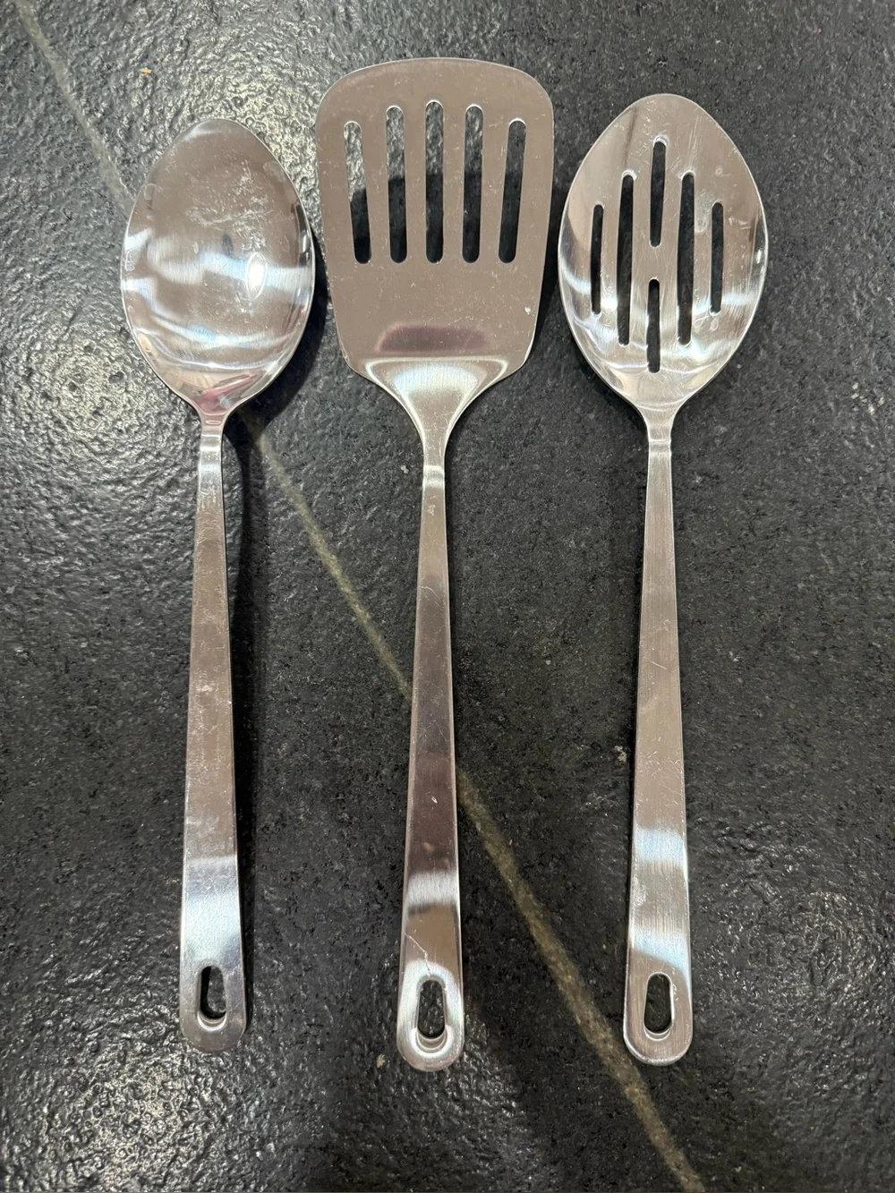 Wolfgang Puck Café Collection Stainless Steel Utensils Set of 3